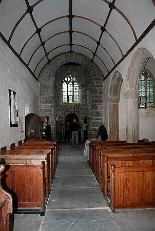 Bradstone - The Nave looking West
